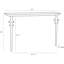 Villegas 52'' W Solid Wood Console Table
