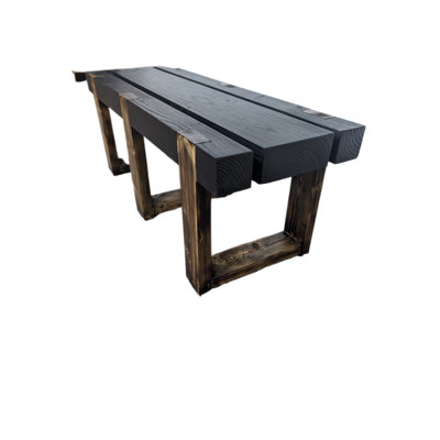 Handcrafted Solid Wood Coffee Table Bench