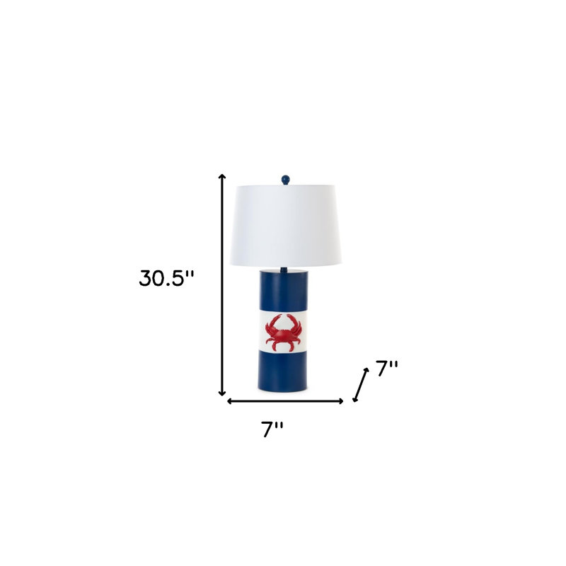 Lampes de table côtières 31 "avec abat-jour empire Bandoo