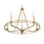Lustre à 5 lumières de 26,5 po de large Jody - noir mat-1817645239-1817645224