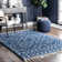 Armaghan Southwestern Blue Area Rug