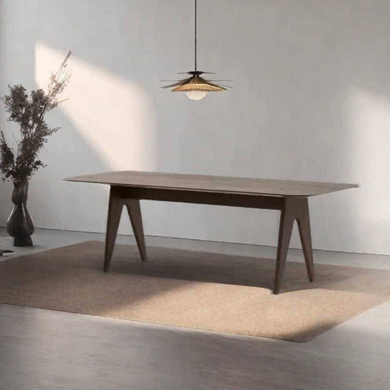 Solid wood ash dining table, 29.53"H x 78.74"L x 31.5"W