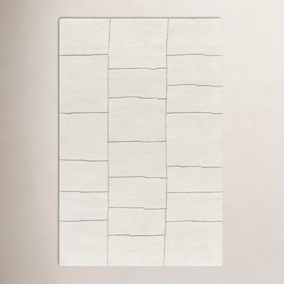 Hand-Tufted Geometric Rug