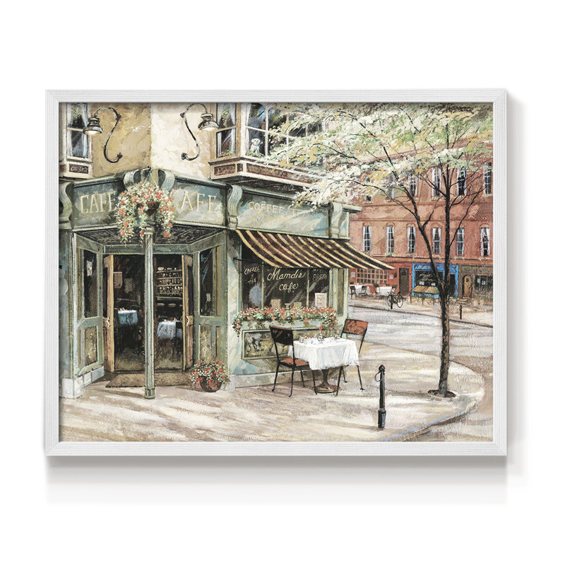 Voisinage de quartier - Impression encadrée - Restickable, H 22 po x l 28 po, Blanc