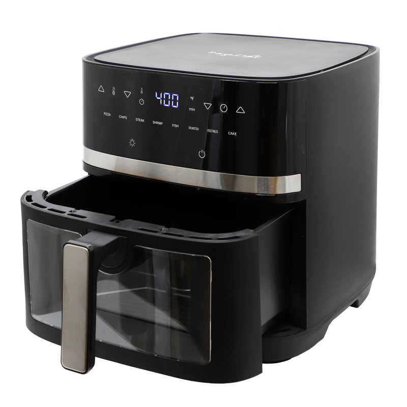 Friteuse électrique numérique avec fenêtre transparente 8 litres MegaChef