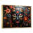 Toile avec cadre flottant or