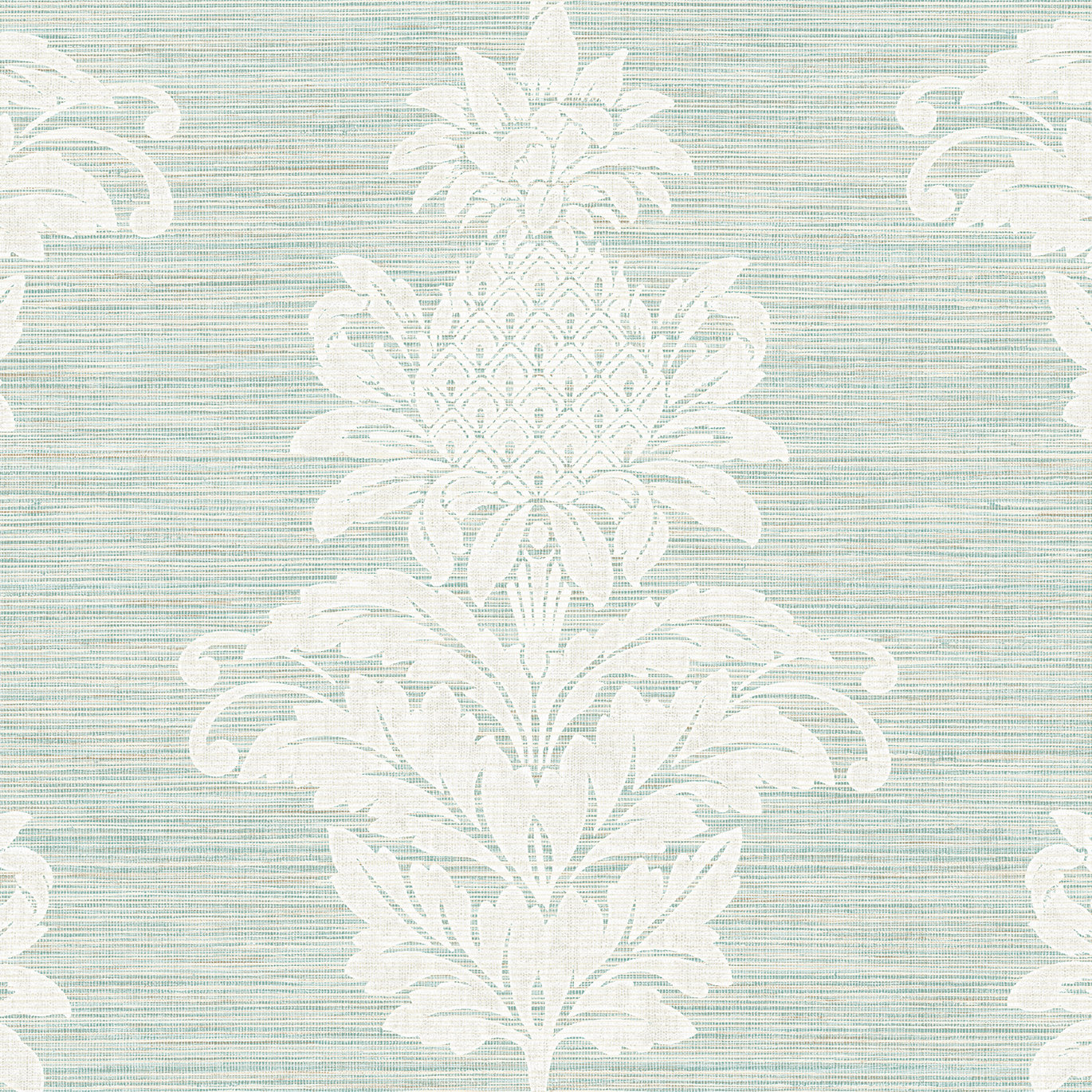 Tefft Floral Wallpaper, Turquoise