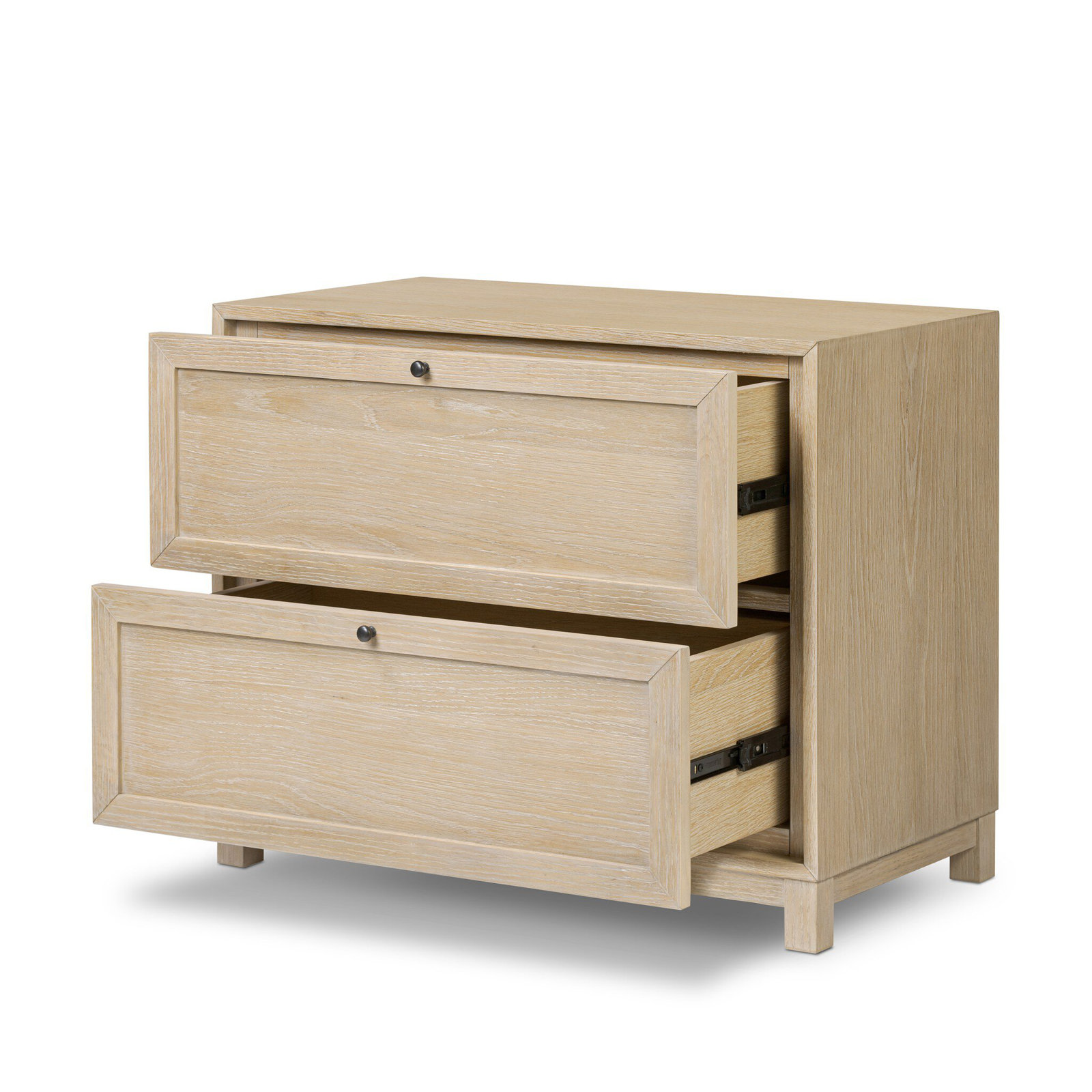 Sonata 2 - Drawer Nightstand, Light Bleach Oak