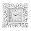 50x50cm Wall Clock Crystal Square Accent Clock