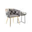 Chaise d'appoint moderne en velours Modern-356424053