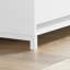 Banc de rangement rembourré pour chaussures