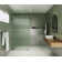 Aurora 40 in. x 78 in. Fully Frameless Fluted Radius Single Fixed Shower Panel