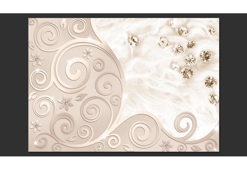 Diamond Power 2.45m x 350cm Wallpaper, 350 cm x 245 cm