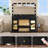 Vanity Desk with Power Outlet,Lighted Mirror, Black Makeup Dressing Table with Large Storage Drawer, Cabinet and Foldable Panel-859544036