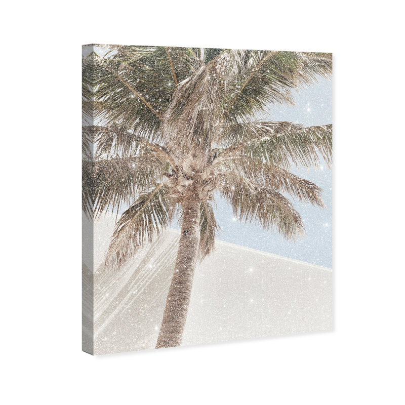Monotone Tropics I Print by Oliver Gal, 20"H x 16"W, Gallery Wrapped