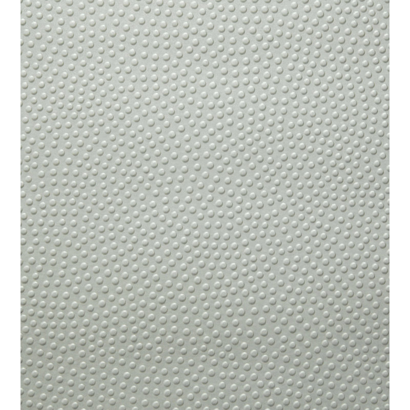 Les Papiers Polka Dots Wallpaper Double Roll, Gris Clair