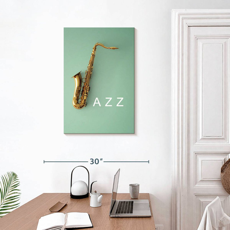 Abarca Jazz Saxophone, 30" H x 20" W