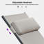 Ensemble de chaise longue de patio en aluminium 3 pièces Shiner-1604962848