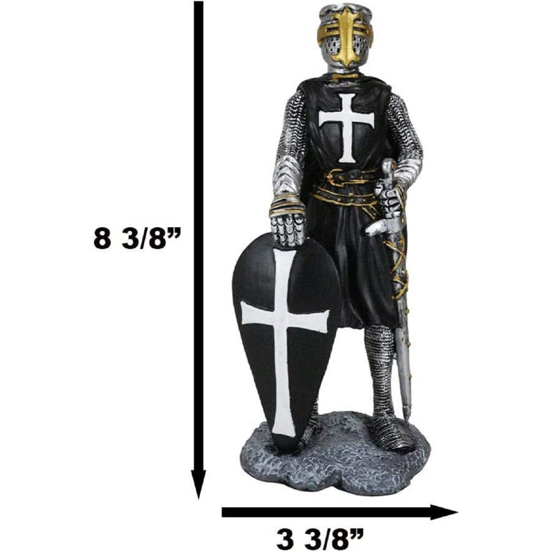 Chevalier croisé noir Manigat