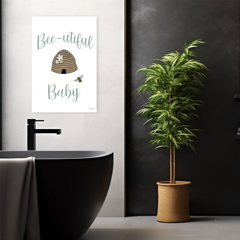 «Bee-Utorable Baby», art contemporain abeille, H 24 po x l 16 po