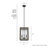 Chevron 4 - Light Square Pendant-91299786-74777690