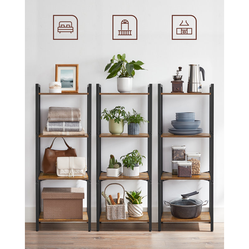 Quang 107cm H x 40cm W Etagere Bookcase