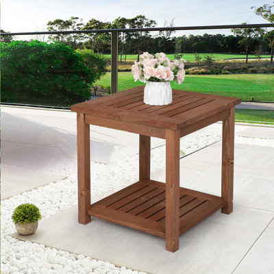 Mcgowan Solid Wood End Table