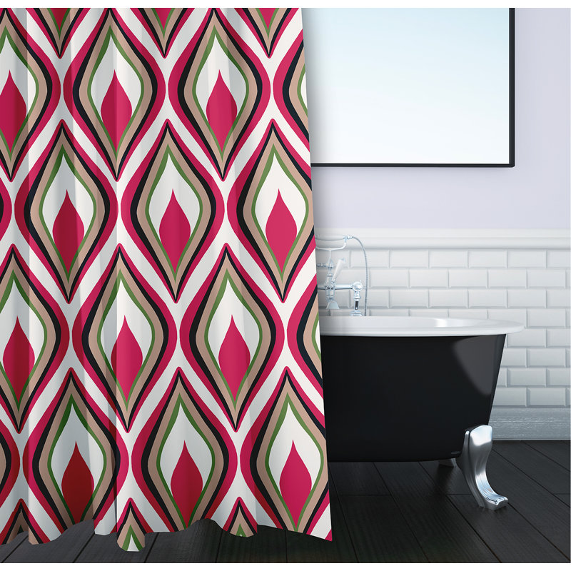 Rideau de douche Hurdland, Fuchsia