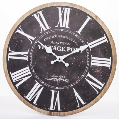 Deo Wood Wall Clock