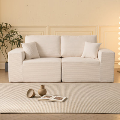 Canapé modulaire en osier 2 pièces Boneless