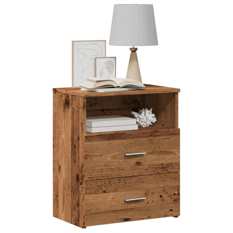 Bedside Table, Old Wood