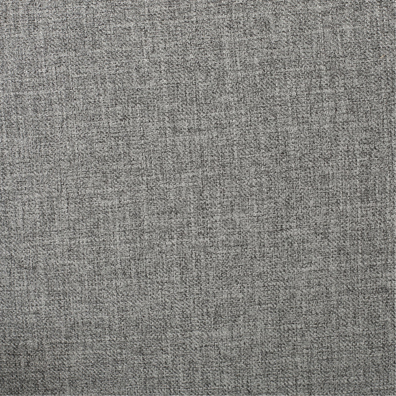 Fauteuil d'appoint à dossier en tissu gris durable, Gris