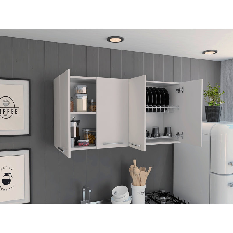 Armoire murale Stockton, Blanc