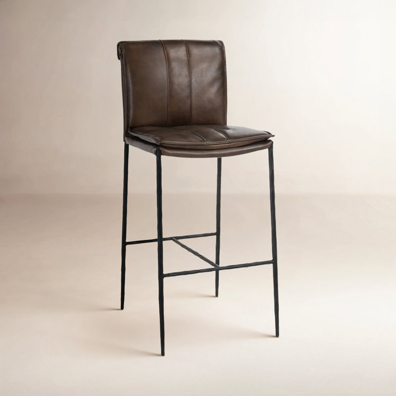 Mayer 26 Counter Stool Antique Brown, Brown, Bar Stool (31" Seat Height)