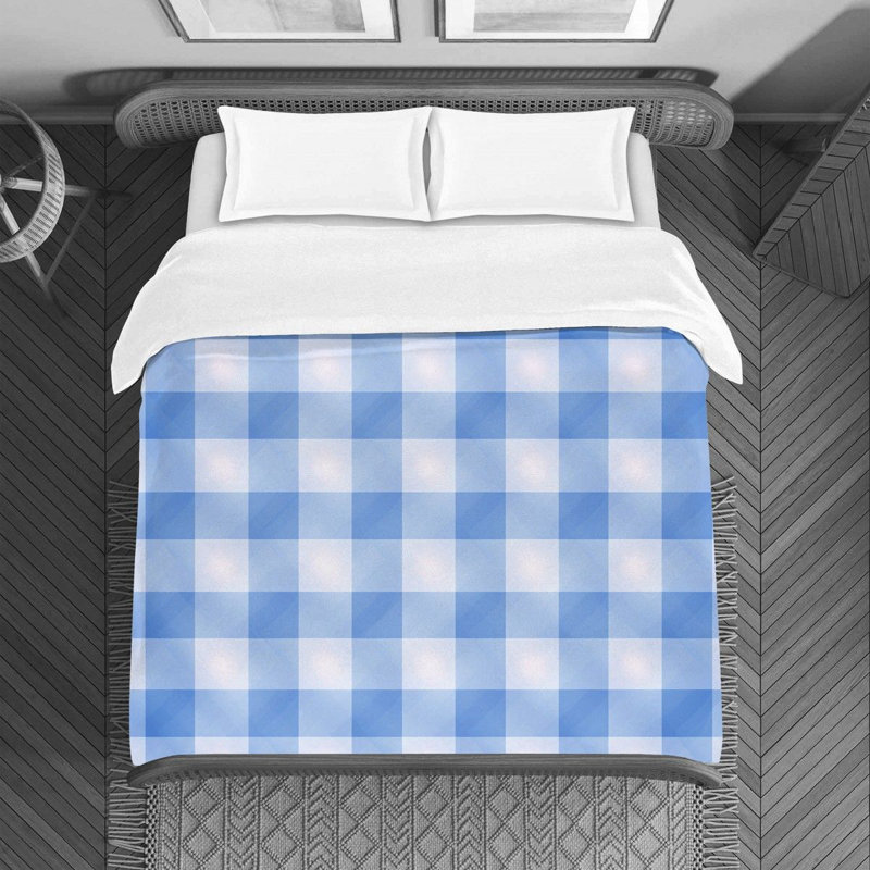 Gingham Duvet Cover, Queen Duvet Cover