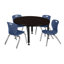 Ensemble de table de salle à manger et de chaises 12 po Kee-73411877-93832789-93832802