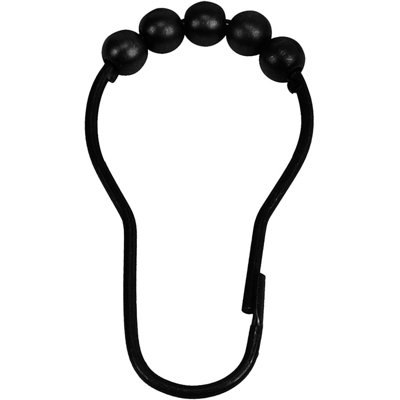 Crochet de rideau de douche 12PK