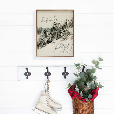 Snow Is Like Kindness Trees By Bonnie Mohr