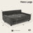 Metro Collection Orthopedic Dog Sofa Bed-2027431173-2123059123