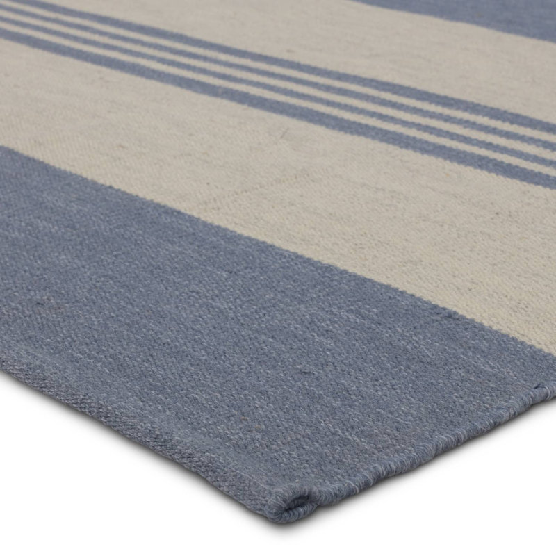Tapis tissé à plat tissé à plat recyclé Wendy Jane, Rectangle de 5 pi x 8 pi