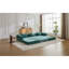 Canapé à compression, canapé-lit à plancher convertible avec structure fixe, canapé modulaire désossé, sans assemblage requis, tissu chenille, pour chambre à coucher de salon, vert foncé-865319982