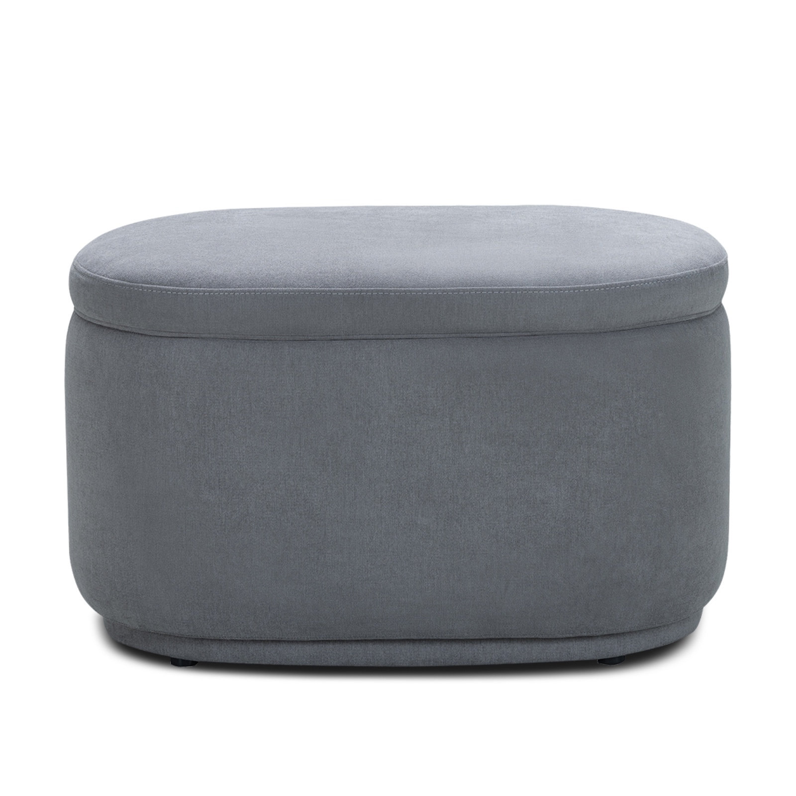Nurture The Glider Plus 28" Ottoman, Gray Cotton Blend