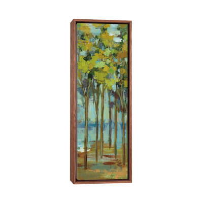 «Spring Trees Panel I» par Silvia Vassileva, reproduction d'art panoramique sur toile