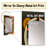 Multicolor Geometric Orange Shapes I - Geometric Decorative Wall Mirror, Modern Mirror, Printed Metal Art-775995504