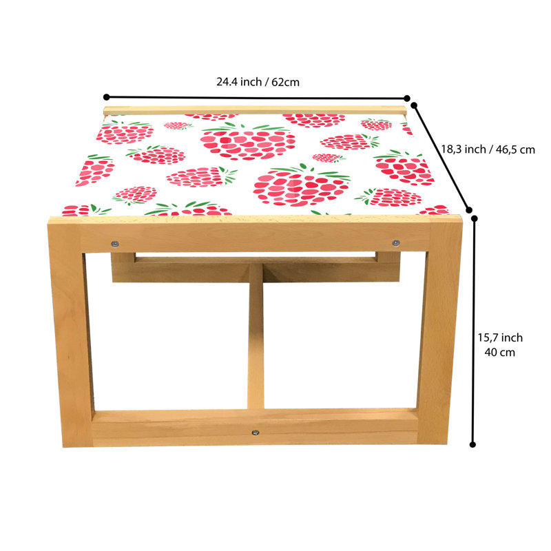 Jalinqua Sled Coffee Table, 62cm H x 46cm W x 40cm D