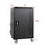 Station de chargement mobile 32 baies pour Chromebook, tablette et ordinateur portable avec multiprise