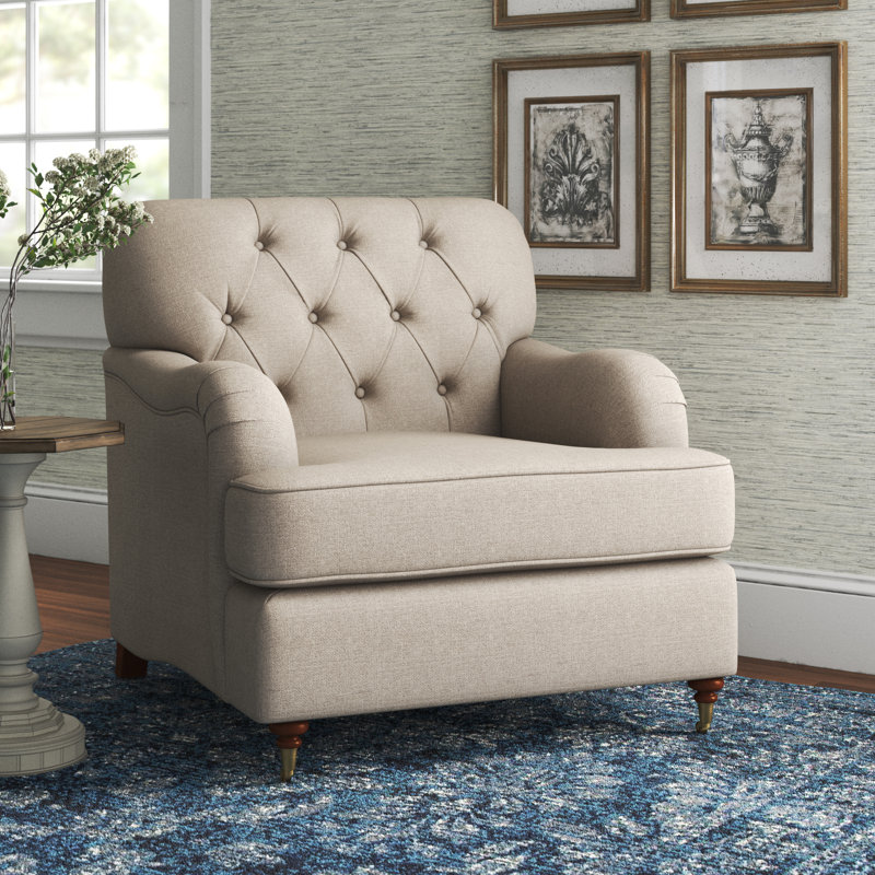 Chaise d'appoint en velours de 30 po de large Colwin