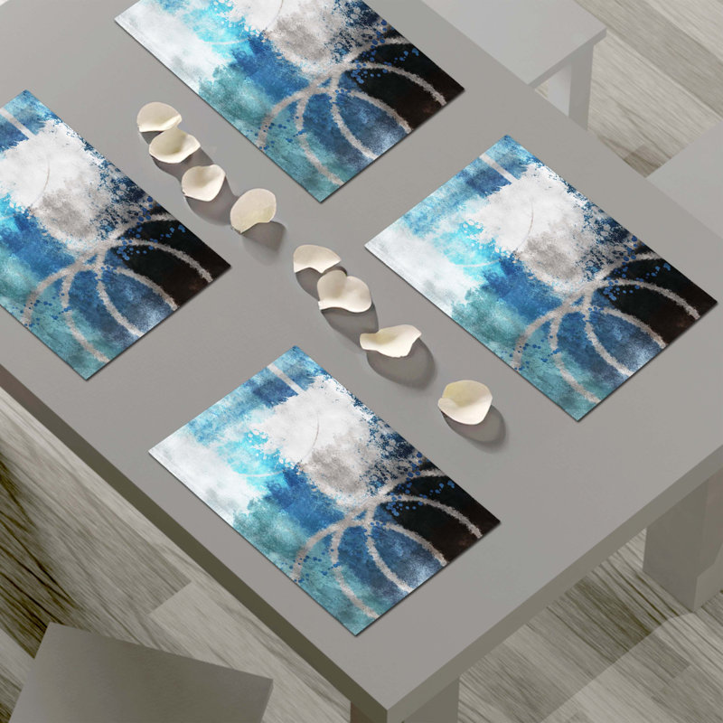 Napperon abstrait en polyester