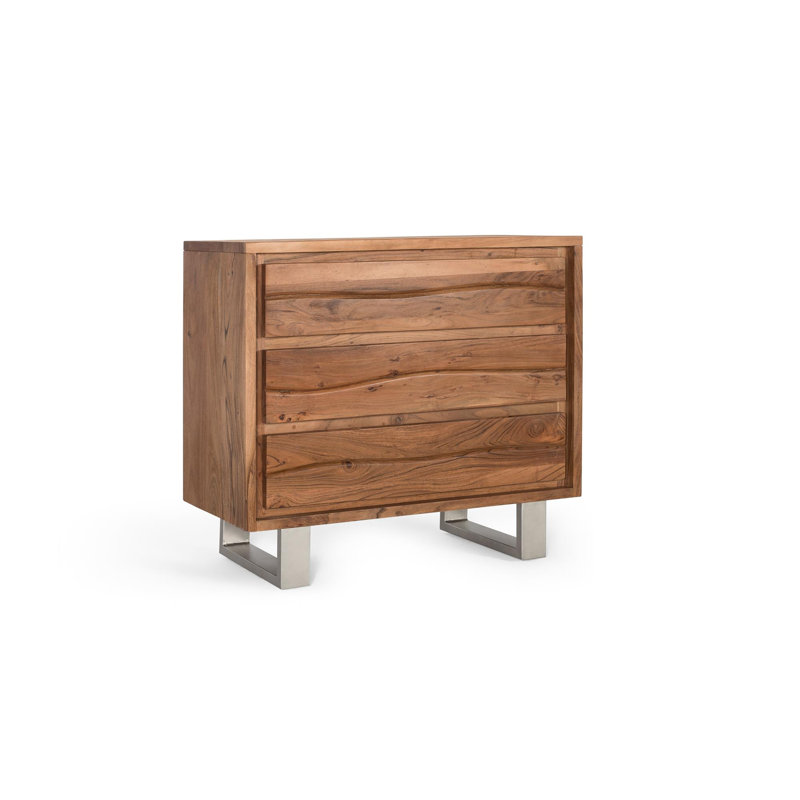 Blackhorse Solid Wood 3 - Drawer Rectangle Accent Chest