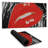 Kissable glossy lips on a black background - 15.75"x31.50" Desk mat